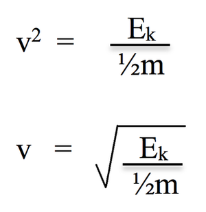 kinetic energy formula derivation